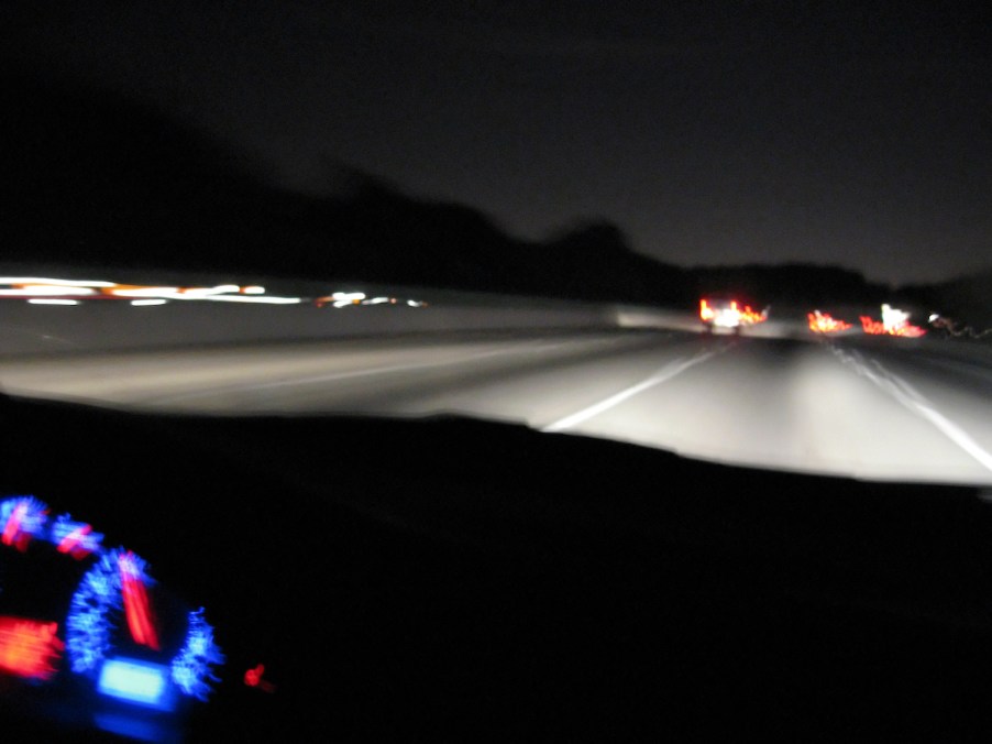 driving at night, traveling at night, night driving