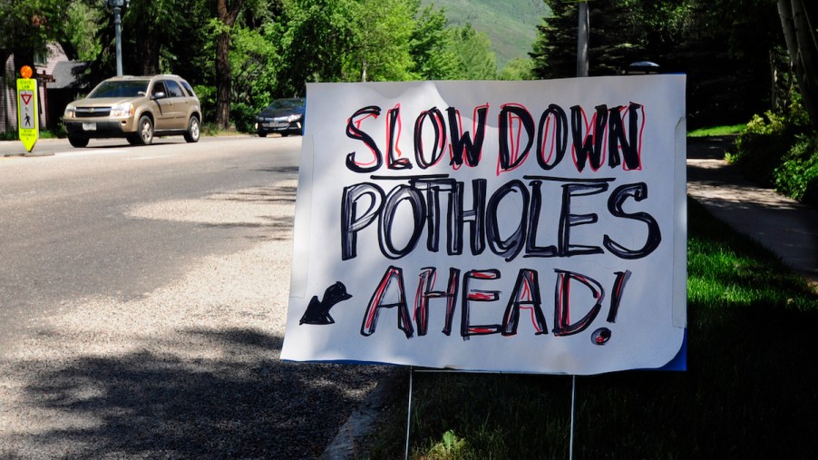 potholes insurance claim