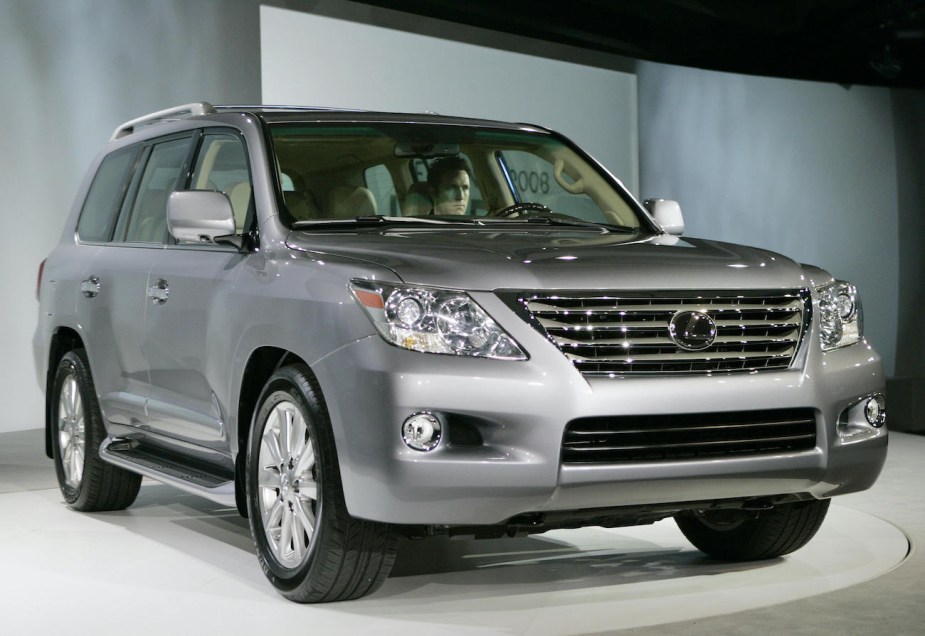 The 2008 Lexus LX570 SUV is introduced at the New York International Auto Show.