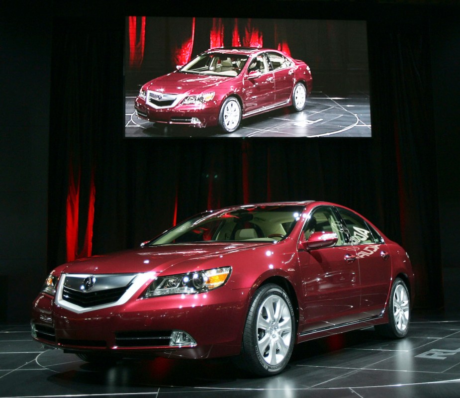 The 2009 Acura 2009 RL is introduced at the Chicago Auto Show