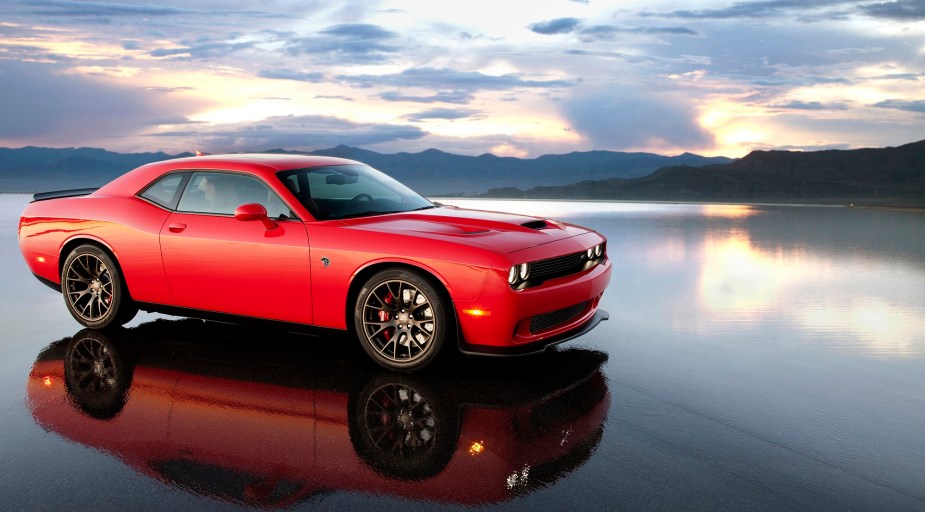 The Dodge Challenger Hellcat is a used muscle car faster than a new Ford Mustang.