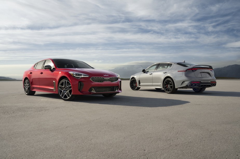 How fast is the Kia Stinger GT2 compared to other cars?