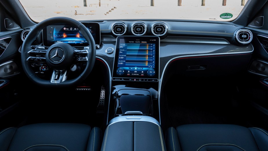 2022 Mercedes-Benz C-Class interior view