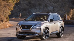 An exterior view of the 2022 Nissan Rogue