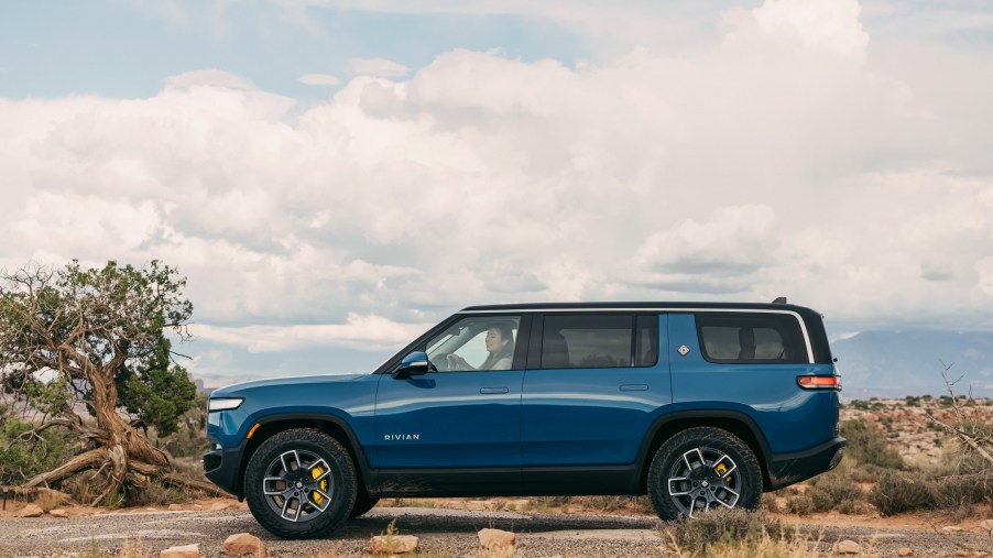 The best three-row electric SUVs like this Rivian R1S