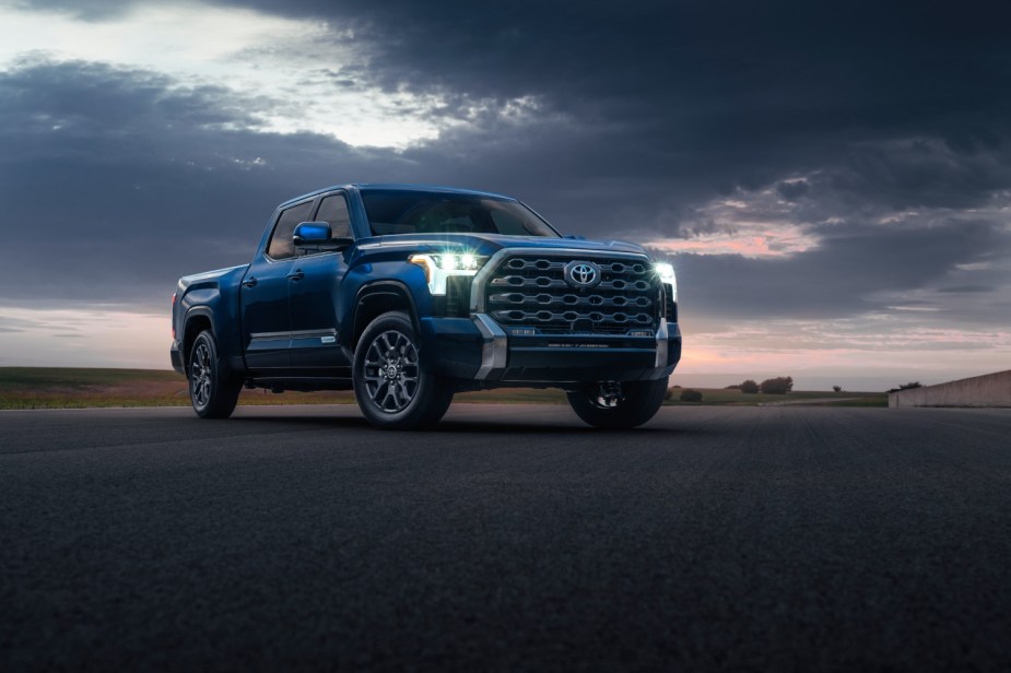 The 2022 Toyota Tundra gets the IIHS Top Safety Pick Plus Award