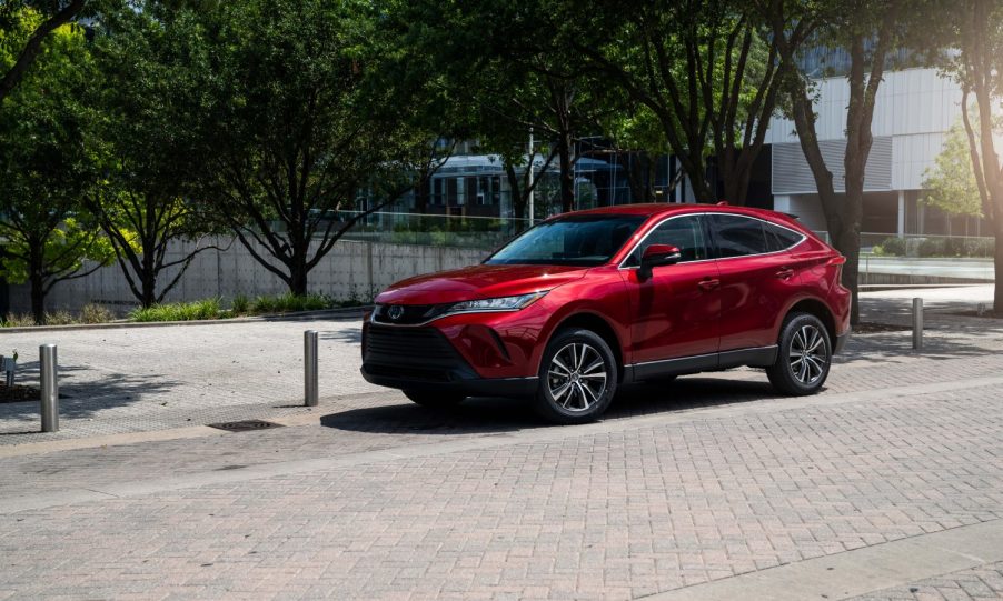 2022 Toyota Venza in red