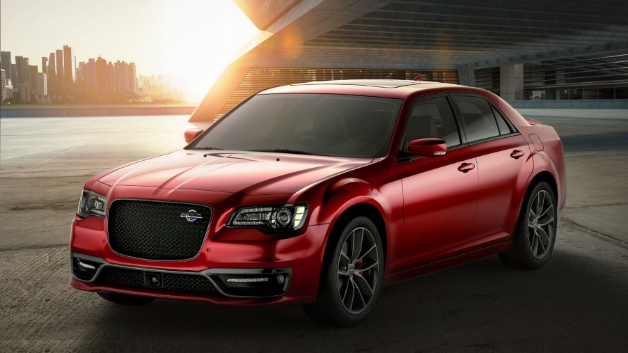 Chrysler's new 300C shows off its familiar lines.