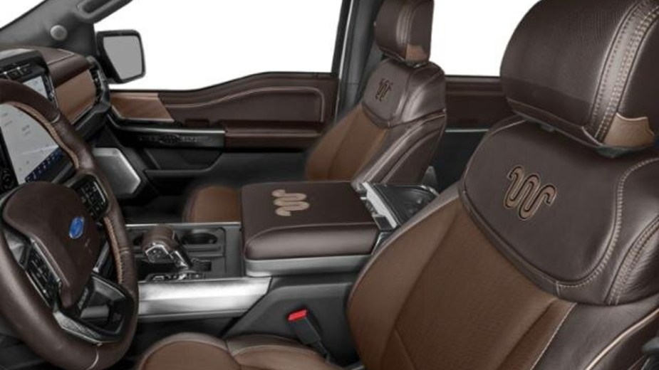 2023 Ford F-150 King Ranch Brown Leather Interior