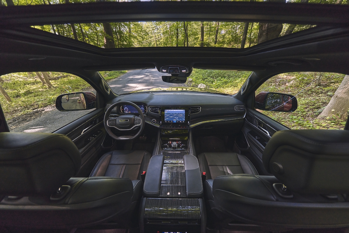 2023 Jeep Wagoneer interior.