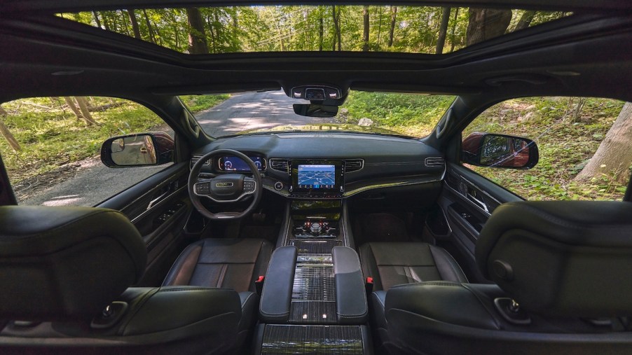 2023 Jeep Wagoneer interior.