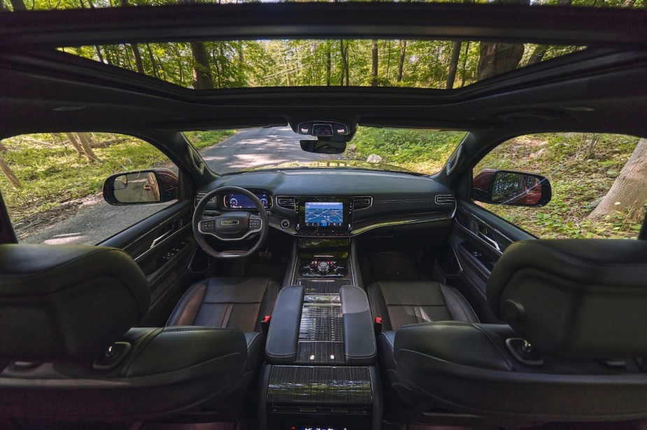 2023 Jeep Wagoneer interior. 