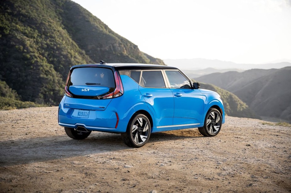 The 2023 Kia Soul is an example of a Subcompact SUV. 