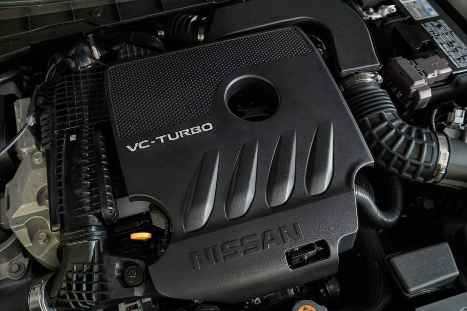The VC-Turbo engine found in the higher Nissan Altima trims.