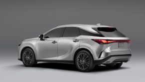 the 2023 Lexus RX in a photo studio