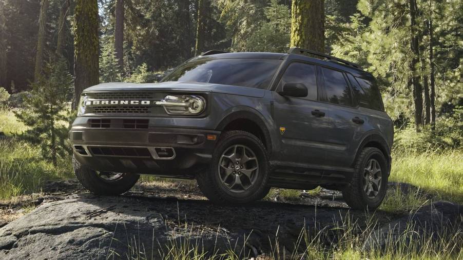 2022 Ford Bronco Sport off-roading
