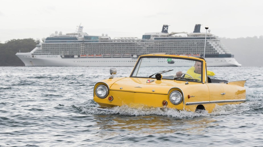 The Amphicar, like the Peel P50, is a weird car with a lot of charm.