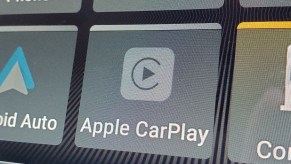 The selection option for Apple CarPlay.