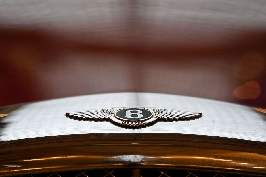 Bentley logo, maker of the Bentley Flying Spur Speed.