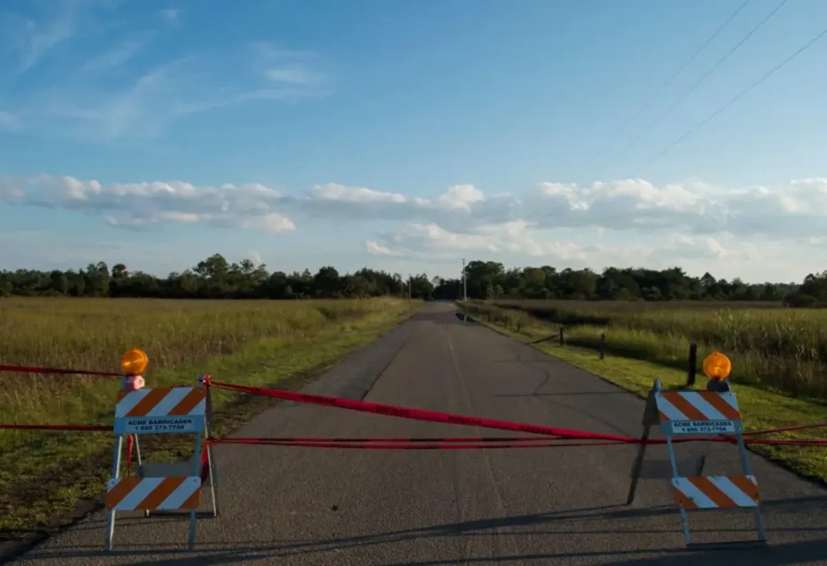Florida road block