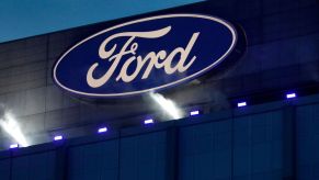 A Ford logo, whom just initiated a new buyout plan.