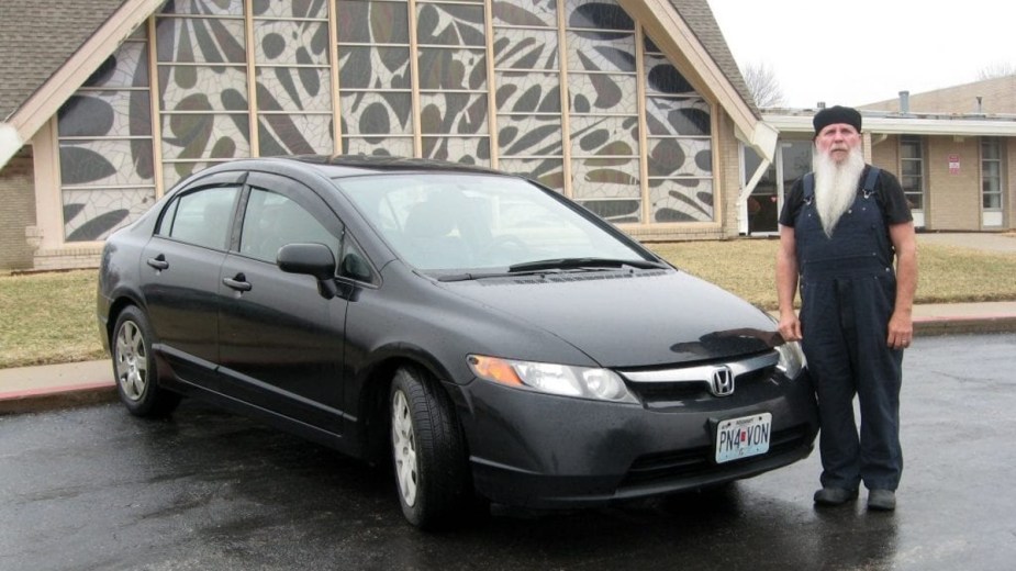 2008 Honda Civic with Owner Darrell "Doc" Gould