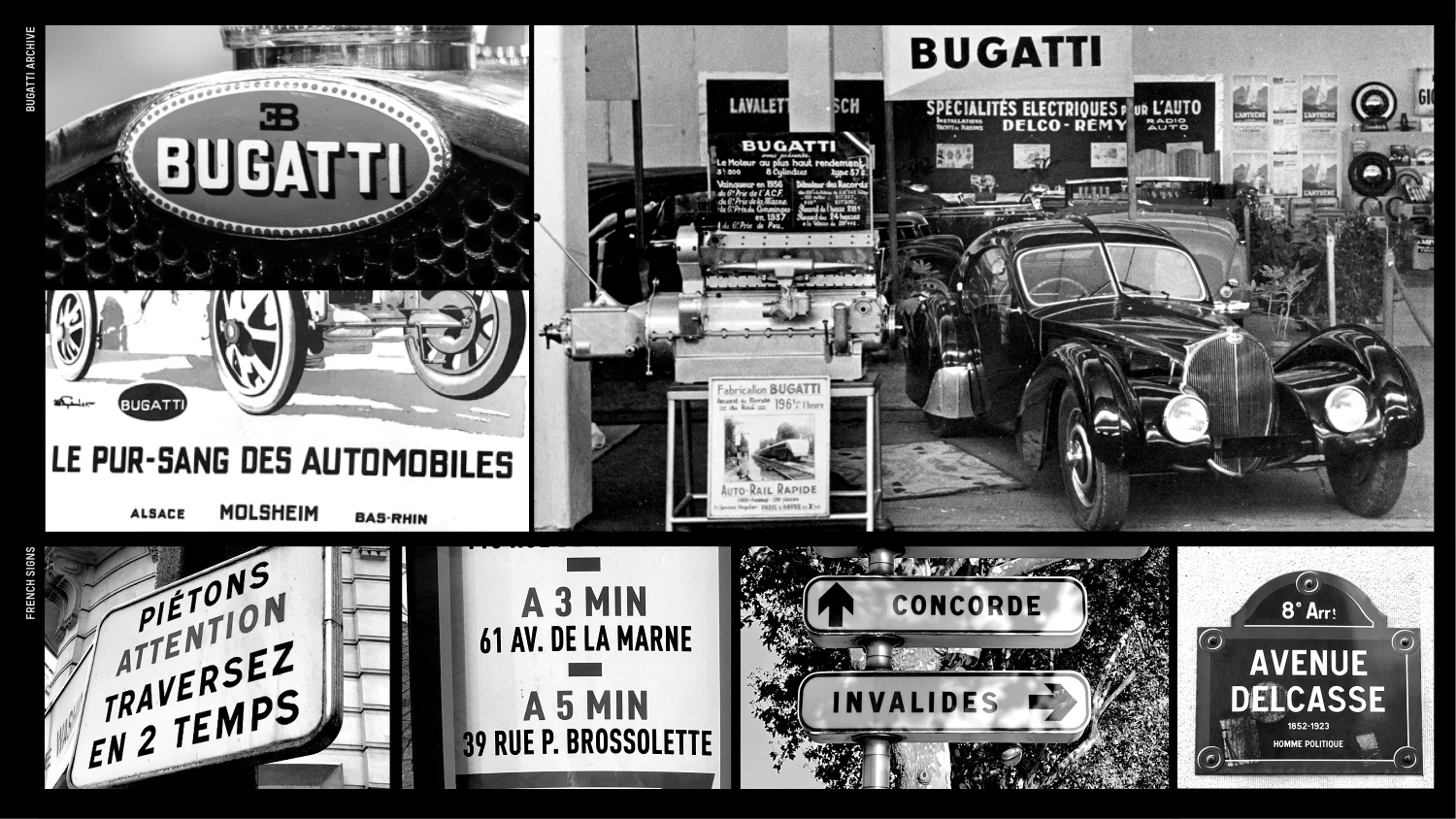 Inspiration for the new Bugatti logo and typography