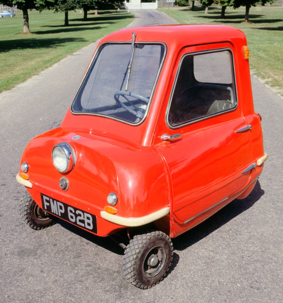 The Peel P50, like the BMW Isetta, is one of most lovable weird cars ever.