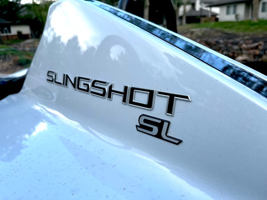 The Slingshot SL badge