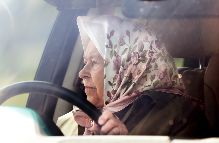Queen Elizabeth II loved her cars, like her Land Rovers.