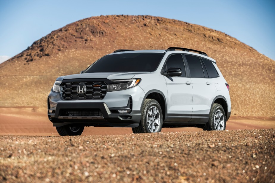 Reliable midsize SUVs to seek out include this Honda Passport. The cheapest and best trim is the EX-L. 