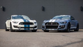 The GT500 and GT350 are two of the most powerful Mustangs ever.