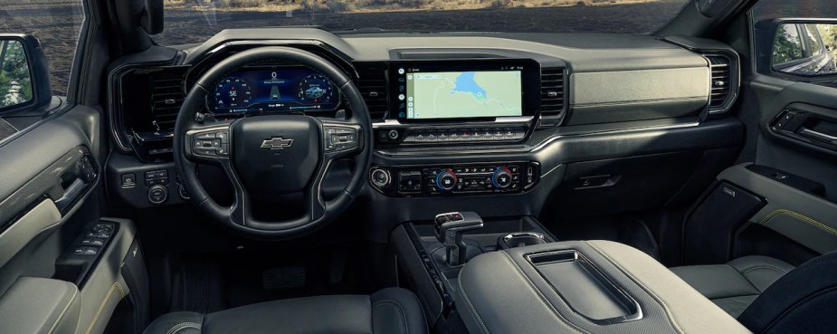 the 2022 chevrolet silverado received interior improvements for the new model year