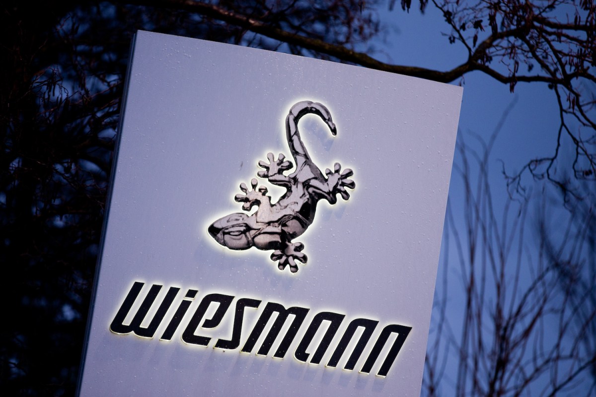 A sign is lit up outside of the plant of carmaker Wiesmann in Duelmen, Germany, 09 January 2014. The liquidator committee of the bankrupt sports car make will meet on 10 January 2014. Photo: ROLF VENNENBERND | usage worldwide   (Photo by Rolf Vennenbernd/picture alliance via Getty Images)