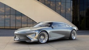 a silver Wildcat concept car