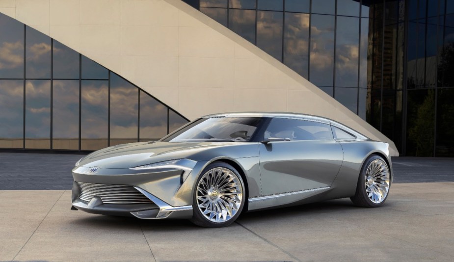 a silver Wildcat concept car