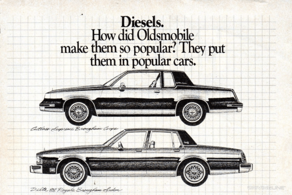 Oldsmobile diesel ad