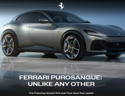 Ferrari Insists It’s Not an SUV, but the Ferrari Purosangue Is the Brand’s First SUV