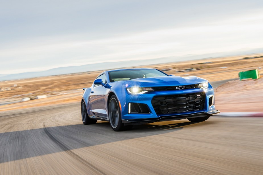 A Chevrolet Camaro ZL1 is the top trim, and potential owners can buy fully loaded 2022 Chevrolet Camaros like the ZL1.