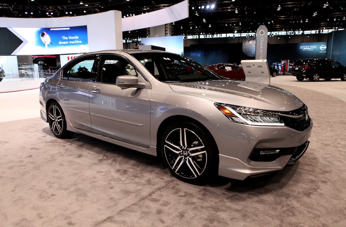 A grey 2017 Honda Accord, which is among the most reliable used cars.