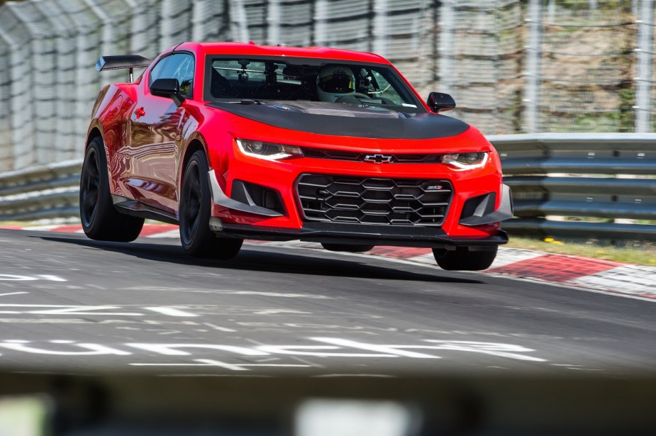 The Chevy Camaro ZL1 1LE is a beast and a bargain. You'll find great resale value when you drive this car.