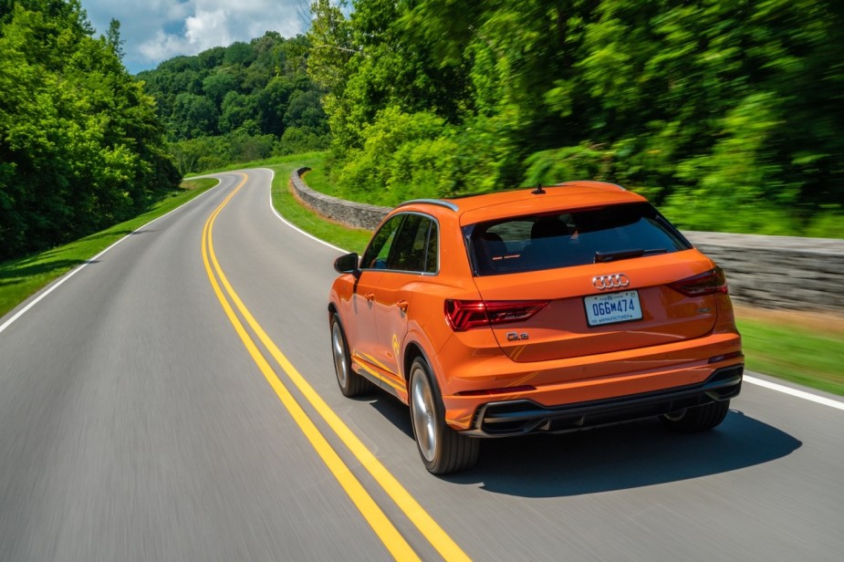 2022 Audi Q3 in orange