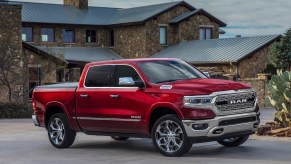 A Ram 1500, comparable to the GMC Sierra 1500 alternatives available.