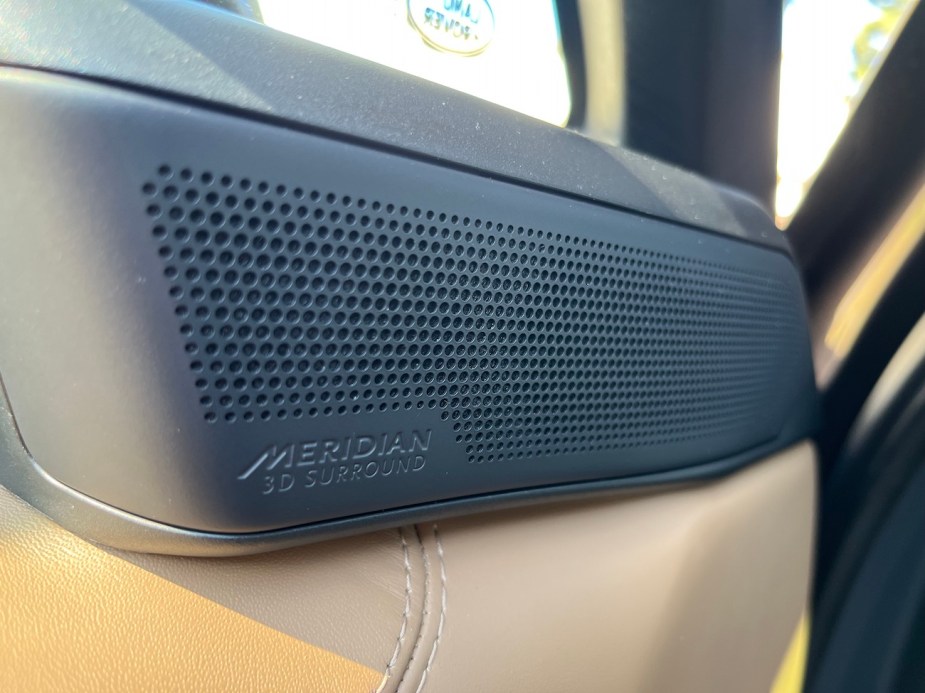 2022 Range Rover Meridian speaker