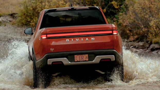 Here’s How To Drive Through 3 Feet of Water in the Rivian Electric Truck