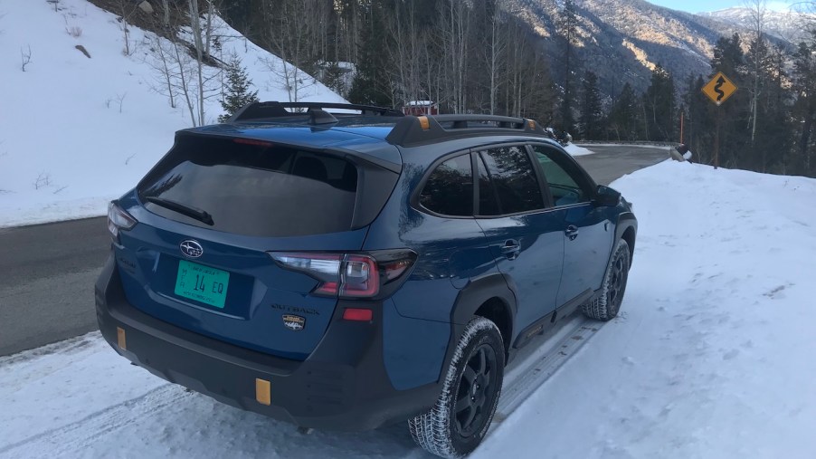 A rearview of the 2022 Subaru Outback Wilderness