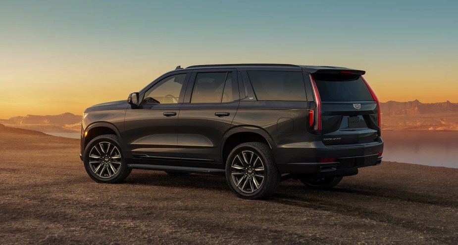 A 2023 Cadillac Escalade V-Series parked along the horizon.  What's new?