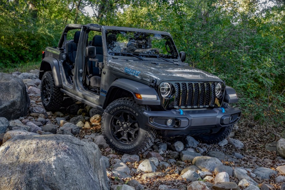 2023 Jeep® Wrangler Willys 4xe off-roading