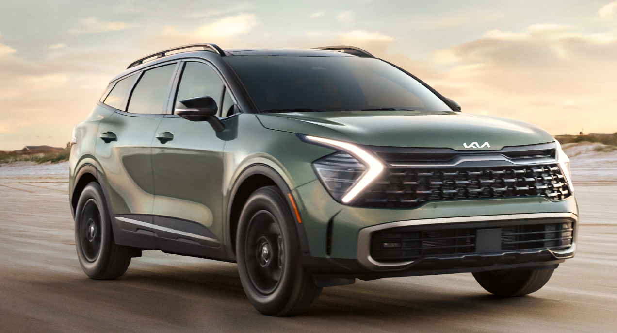 Kia sportage green