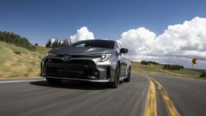 The 2023 Toyota Corolla GR, one of the all wheel drive cars with manual transmission